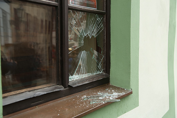 A2B Glass are able to board up broken windows while they are being repaired in Camborne.